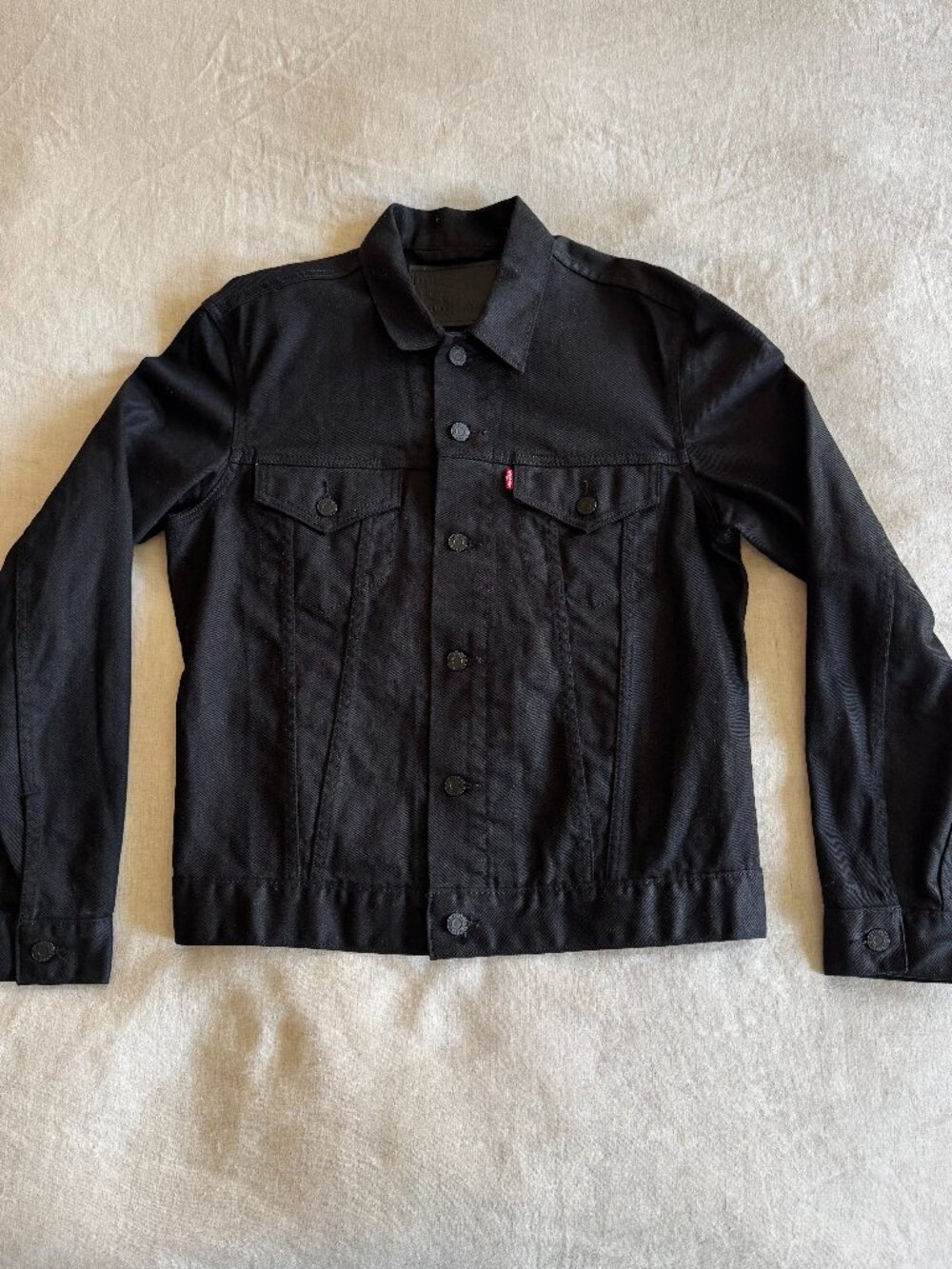 Levi's Men's Trucker Jacket M Black - Picture 1 of 7